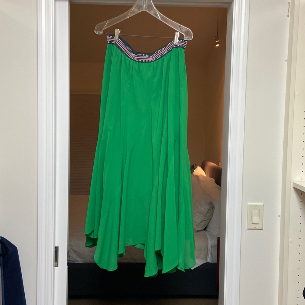 Anthropologie Green Skirt